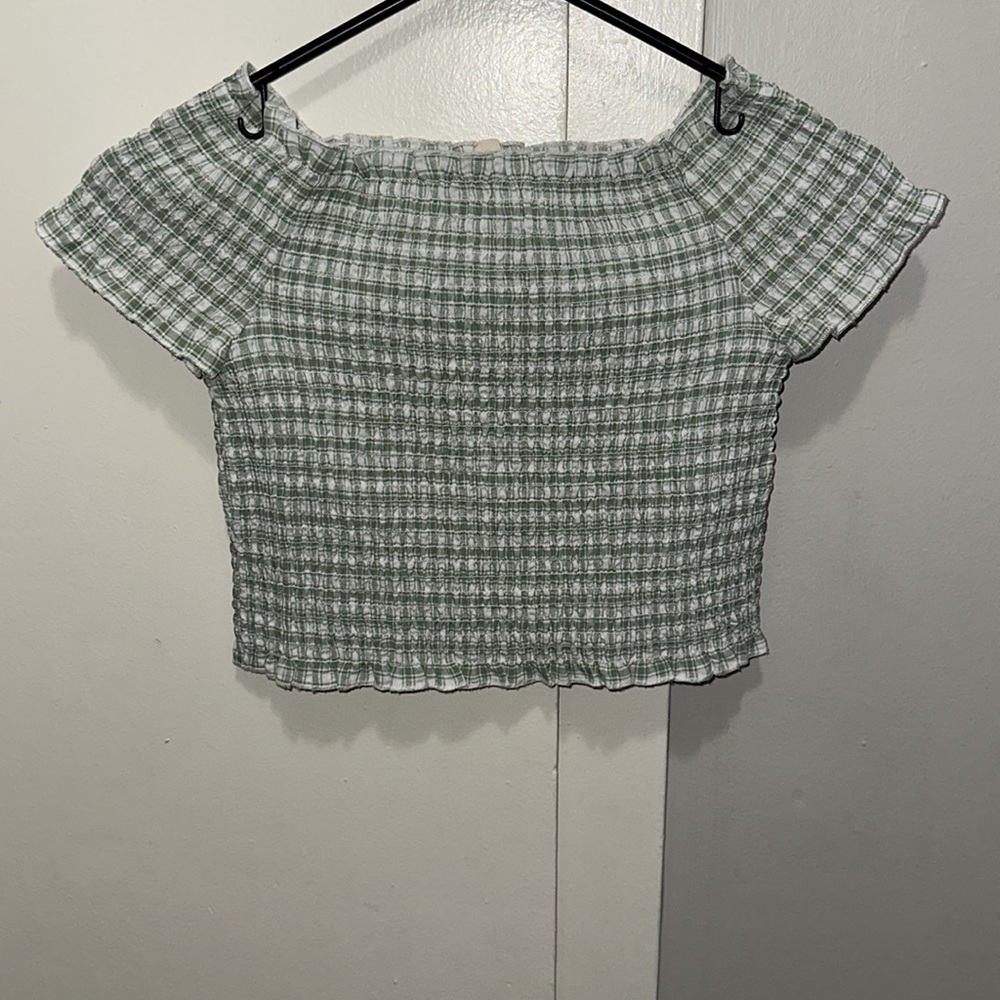 LA Hearts / PacSun Textured Plaid Top